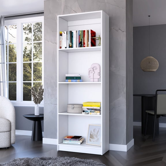 Selectable Finish, 24.70 in Width - Wide Bookcase for More Storage