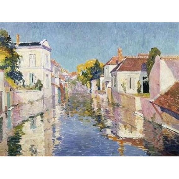 Selected Artworks PDX3AA1048SMALL A Canal in Burano Venice Poster Print by Paul Mathieu, 11 x 14 - Small