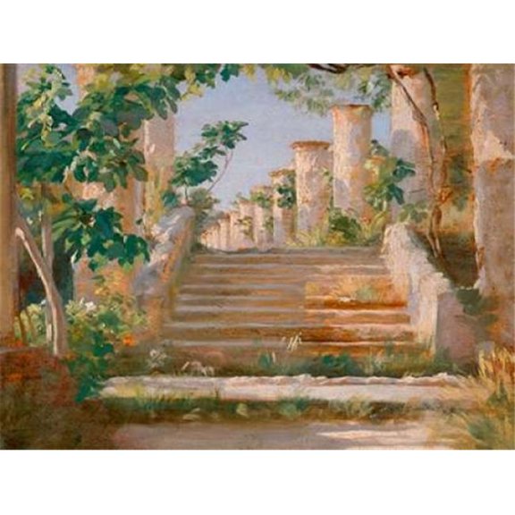 Selected Artworks PDX3AA2697SMALL Loggia in Ravello Poster Print by Peder Severin Kroyer, 11 x 14 - Small