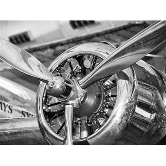 Selected Artworks PDX3AP3309SMALL Vintage Airplane Propeller Poster Print by Anonymous, 11 x 14 - Small