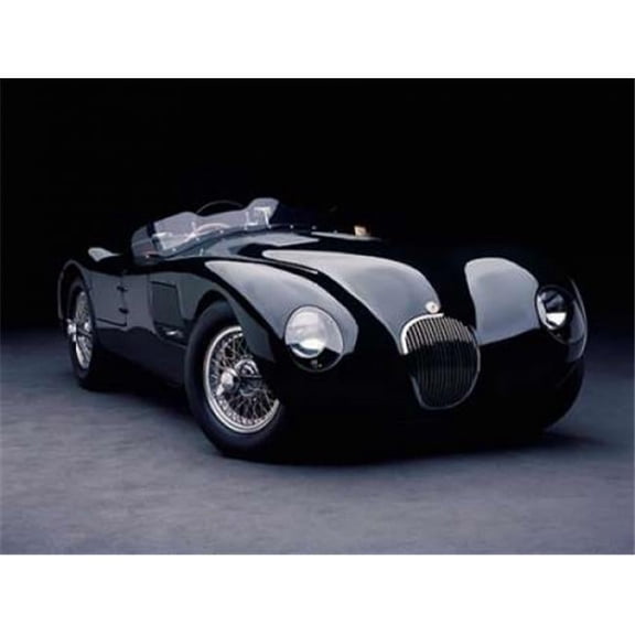 Selected Artworks PDX3DH1728LARGE 1951 Jaguar C-Type Poster Print by Don Heiny, 22 x 28 - Large