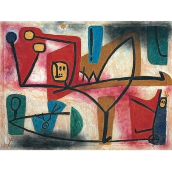Selected Artworks PDX3PK1415LARGE Arrogance Poster Print by Paul Klee, 22 x 28 - Large