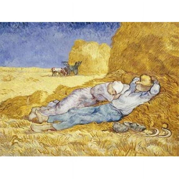 Selected Artworks PDX3VG032LARGE Noon- Rest Poster Print by Vincent Van Gogh, 22 x 28 - Large