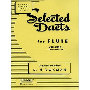 Selected Duets for Flute: Volume 1 - Easy to Medium (Paperback)