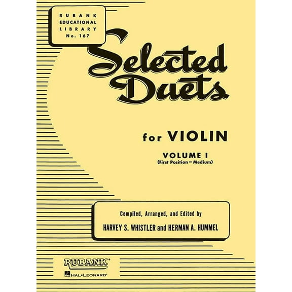 Selected Duets for Violin - Volume 1: Medium First Position, (Paperback)