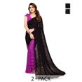 thumbnail image 1 of Selection Of 2 Geometric Printed Half and Half Saree - 28454228, 1 of 6