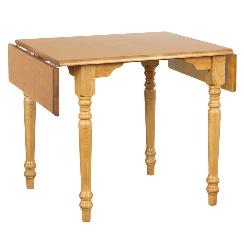 Countryside Charm Light Oak Extendable Drop Leaf Dining Table