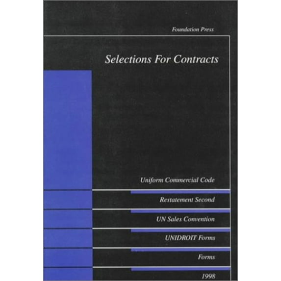 Pre-Owned Selections for Contracts, 1998 (Paperback) 1566626315 9781566626316