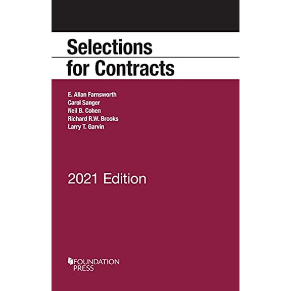 Pre-Owned Selections for Contracts, 2021 Edition (Selected Statutes) (Paperback) 163659381X 9781636593814