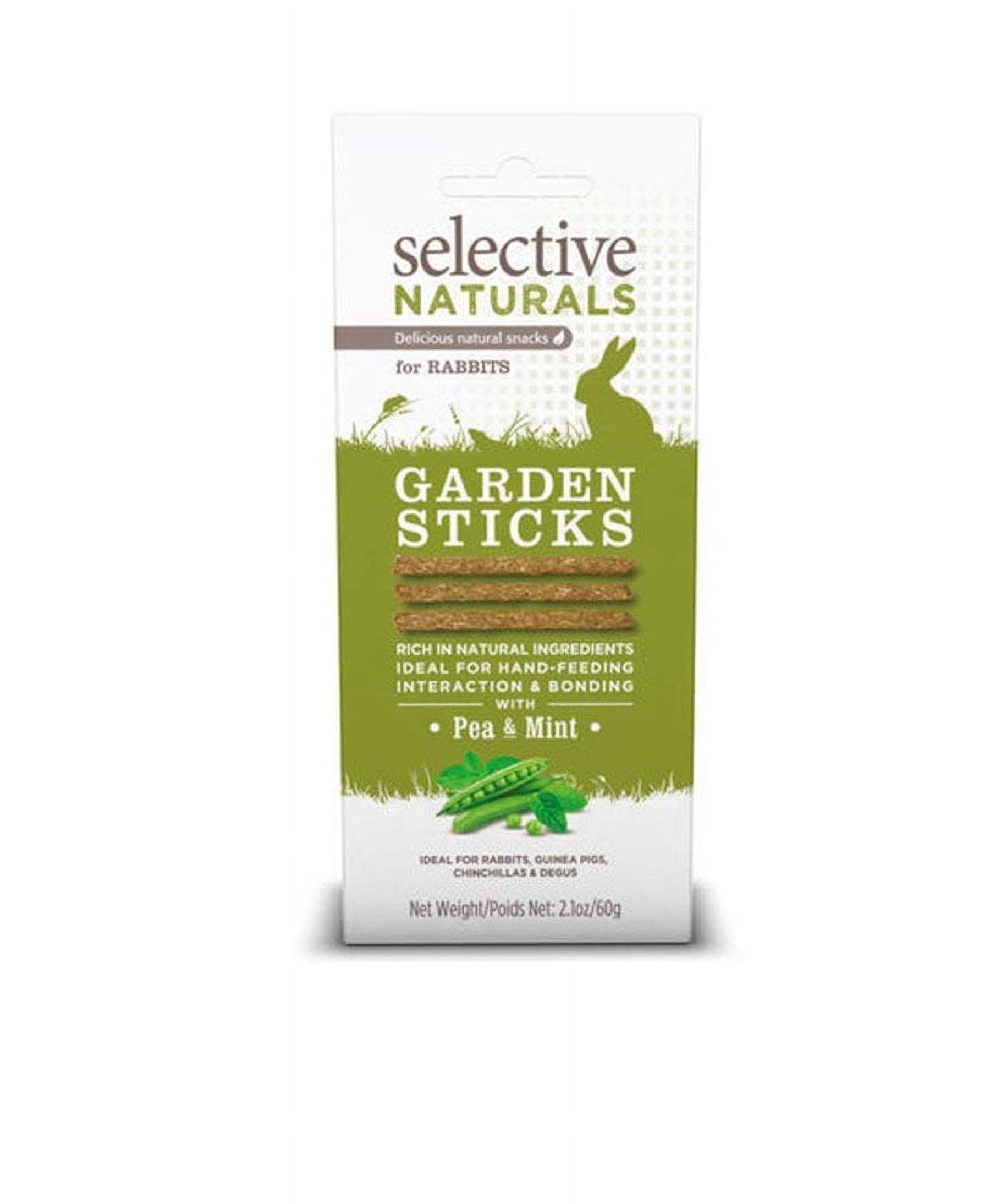 Selective Naturals Garden Sticks Pea & Mint For Rabbits 2.1-Ounce
