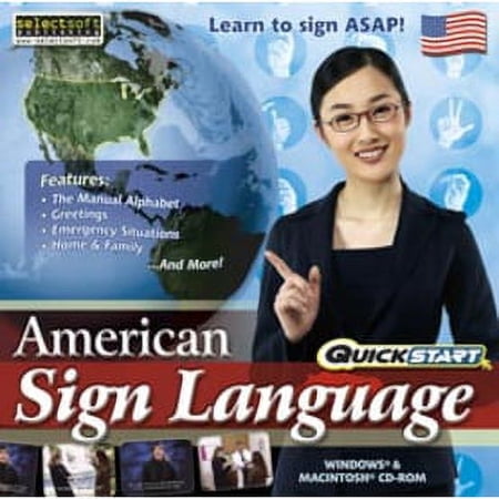 Selectsoft Quickstart American Sign Language, Academic Training Course