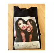 SERENIN Selena & Aaliyah Forever Photo Booth Shirt, Fan Gift, Unisex Short Sleeve Shirt