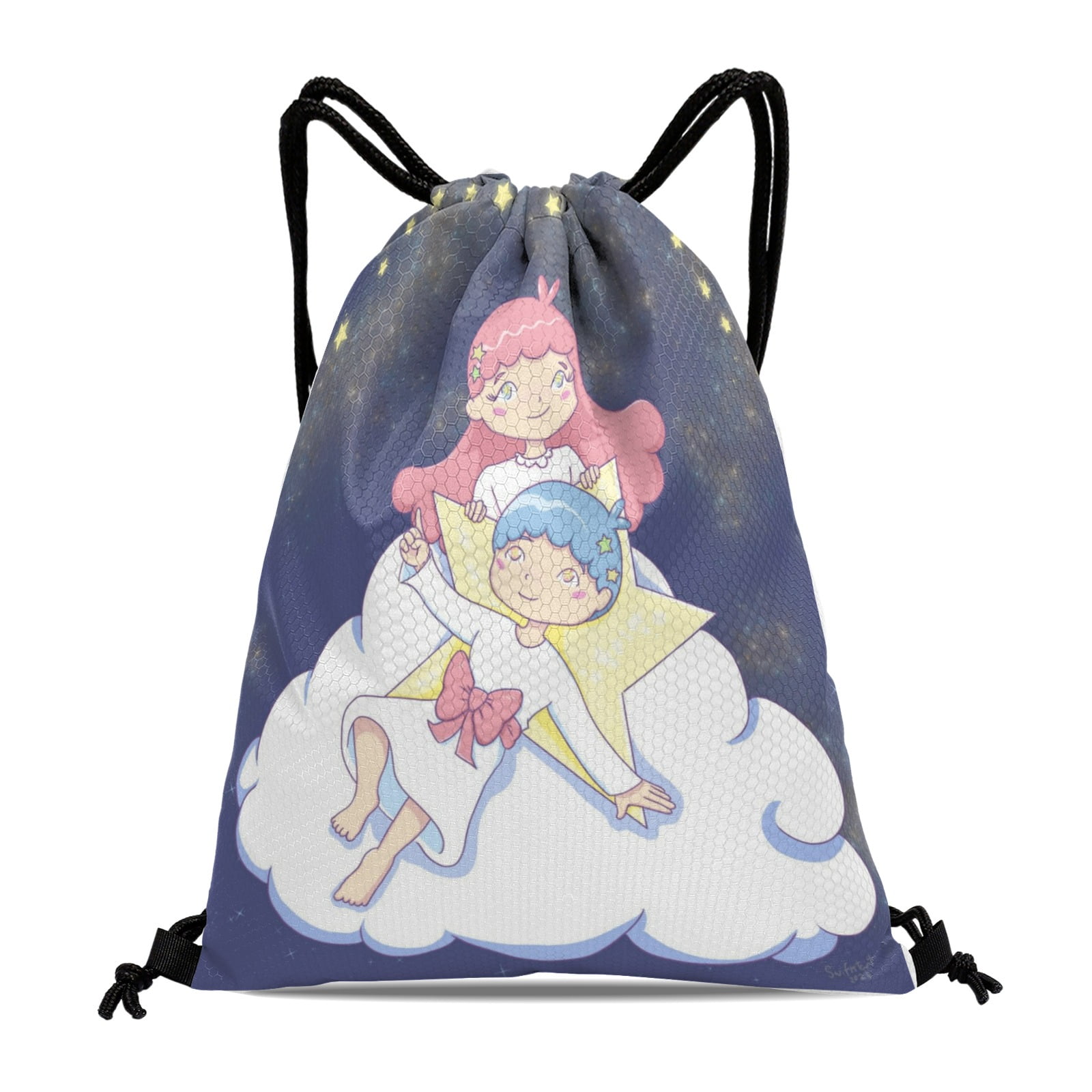 Selena Backpack Bag little twin stars Drawstring Party Favors Gym ...