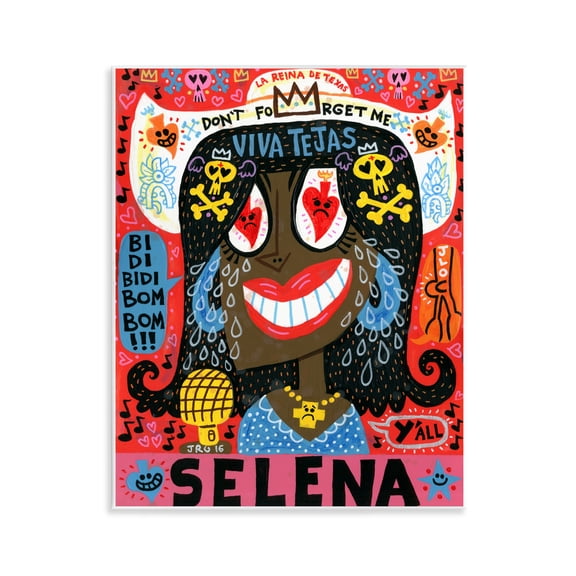 Stupell Industries Selena Don't Forget Me Wall Plaque Art, design by Jorge R. Gutierrez