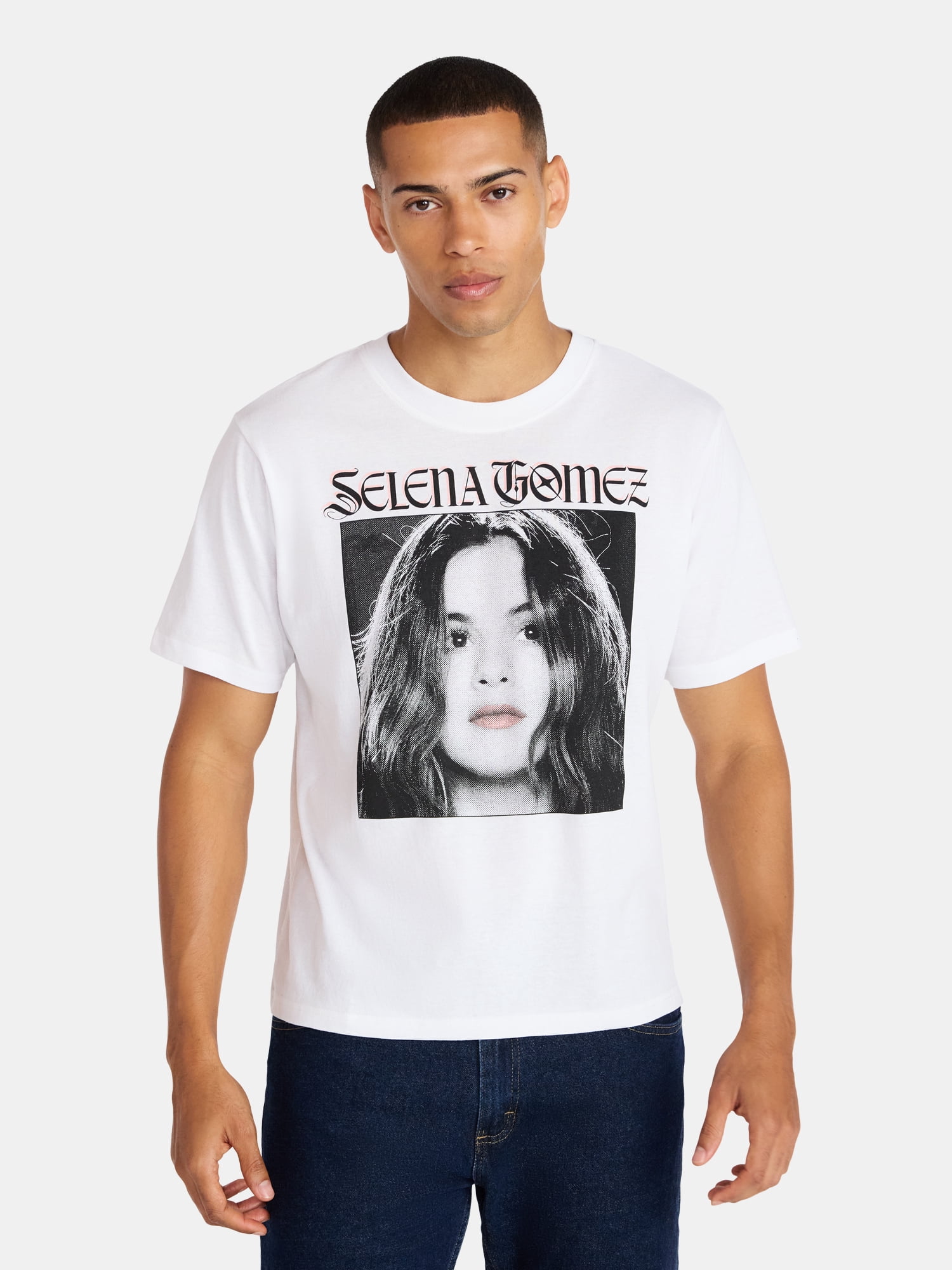 Selena Gomez Oversized Boxy Fit Pride Graphic Tee Shirt, Men's Sizes XS-3XL