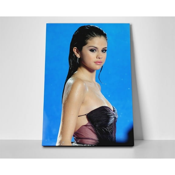 Selena Gomez Rain Poster or Wrapped Canvas