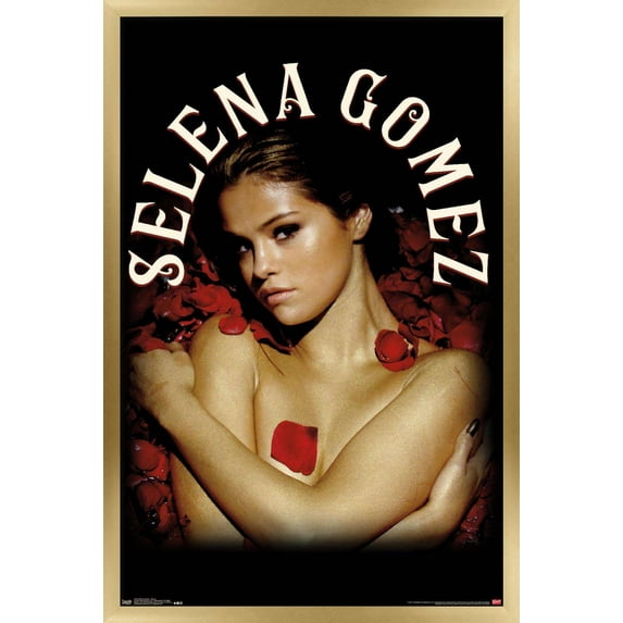 Selena Gomez - Roses Wall Poster, 22.375" x 34", Framed