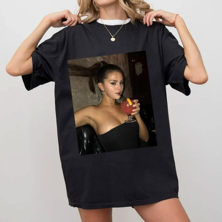 Selena Gomez photo t shirt Selena Gomez fans top Selena Gomez merch shirt Selena Gomez gift Rare Beauty Selena Gomez hoodie Walmart