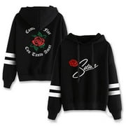 MAEXSKTAO Selena Hoodie Fans Pullover Hooded non bag bar long sleeve Streetwear Casual Quintanilla Sweatshirt Women Men Tops