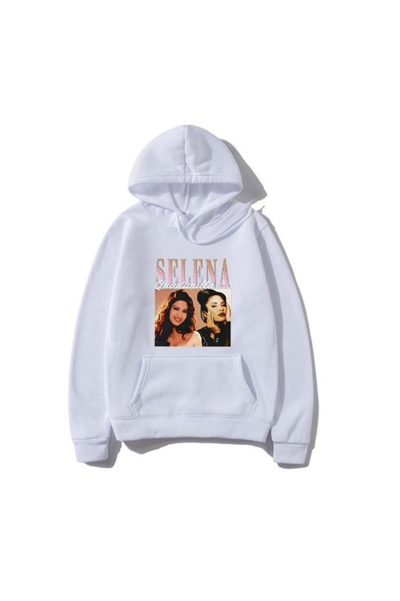 Selena Hoodie Print Sweatshirt Hooded Pullover Fashion Quintanilla Spring Autumn Casual Style Streetwear