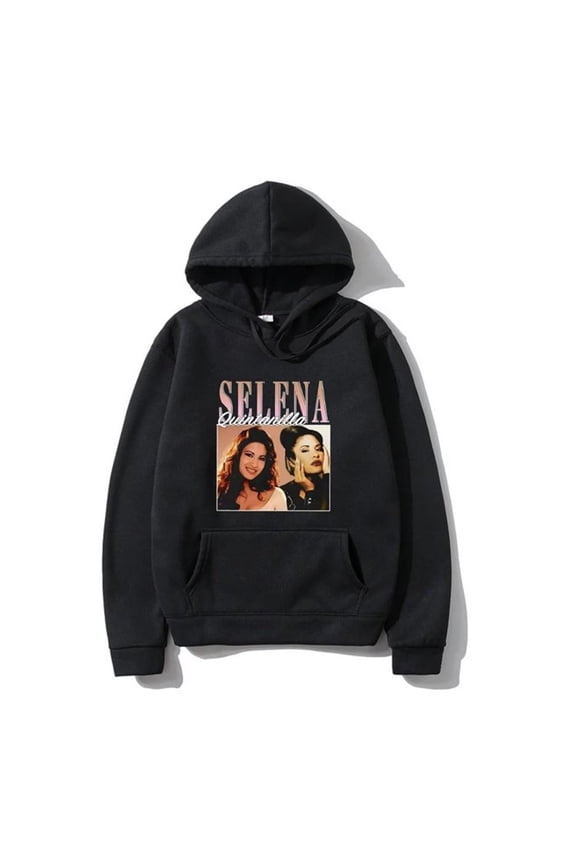 Selena Hoodie Print Sweatshirt Hooded Pullover Fashion Quintanilla Spring Autumn Casual Style Streetwear