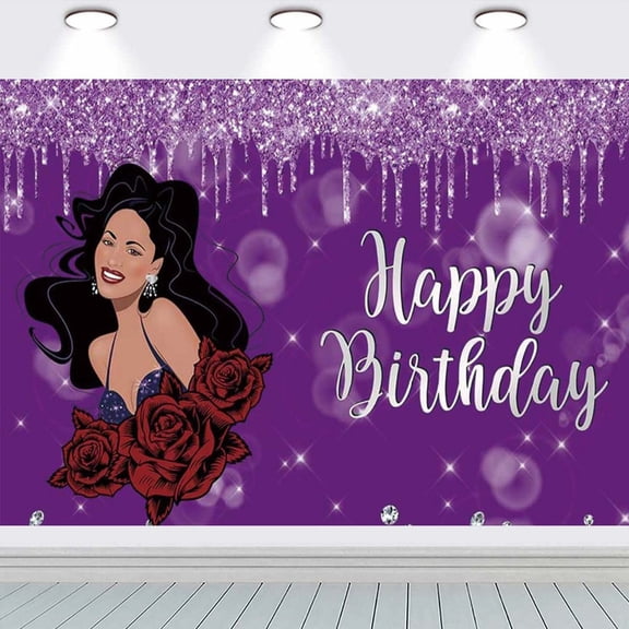 Selena Party Supplies Background Backdrop Taspestry Banner Poster Decor Decorations