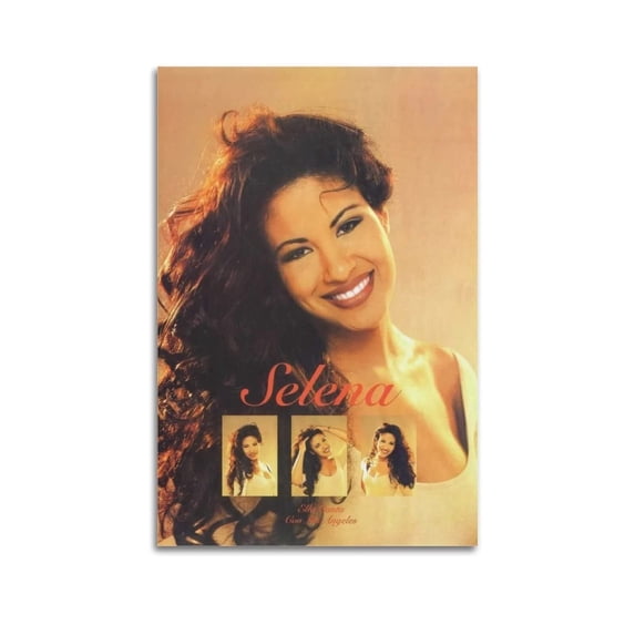 Selena Poster Posters For Room Aesthetic 90s Decorative Painting Canvas Wall Art Living Room Posters Bedroom Painting Unframed 16x24inch(40x60cm)