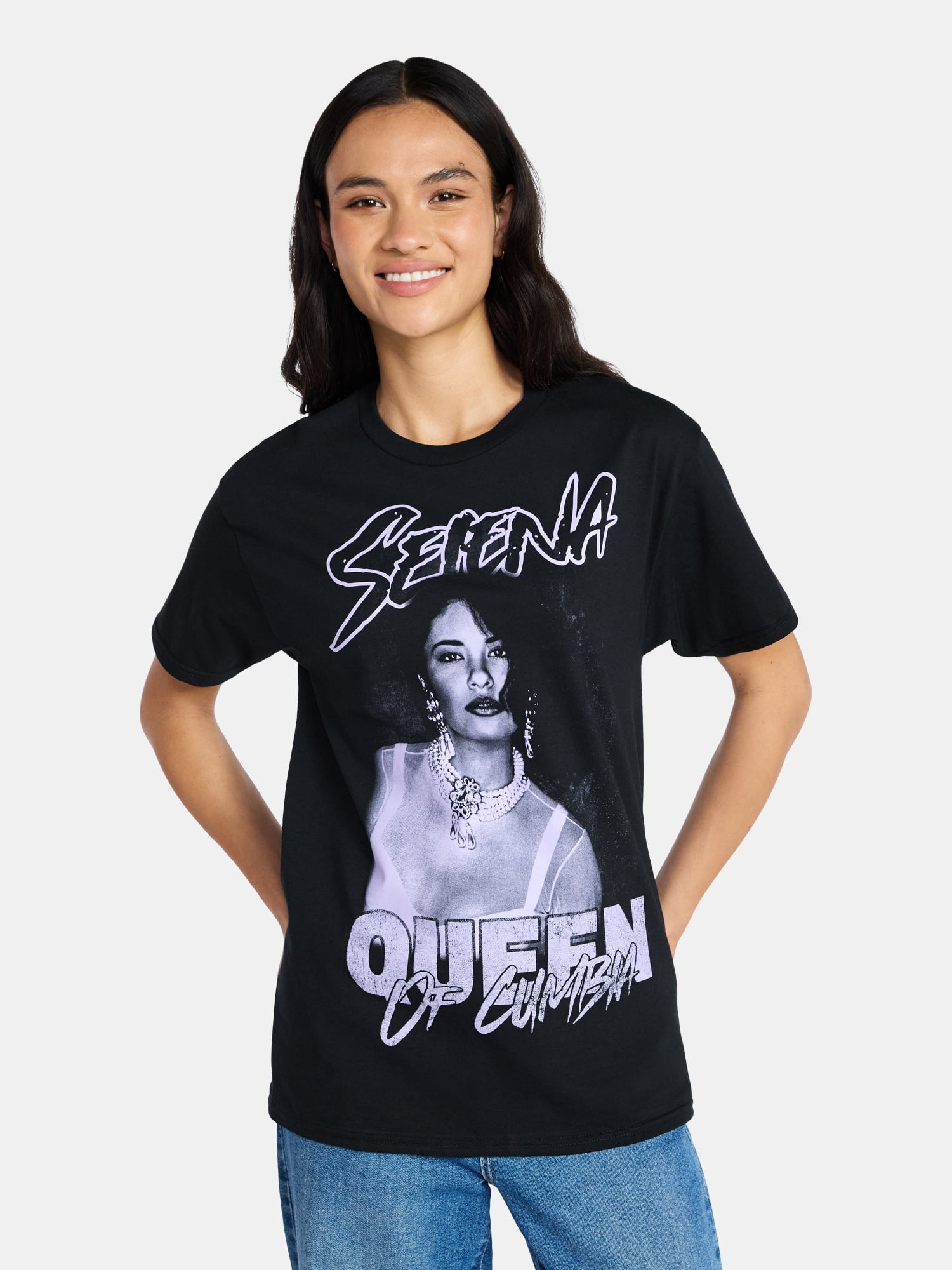 Selena Queen of Cumbia Men’s and Big Men's Cotton Graphic Tee, Sizes S-3XL