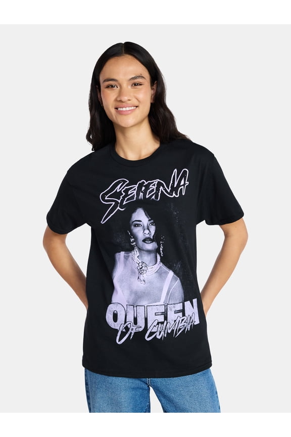 Queen of Cumbia Men’s and Big Men's Cotton Graphic Tee, Sizes S-3XL