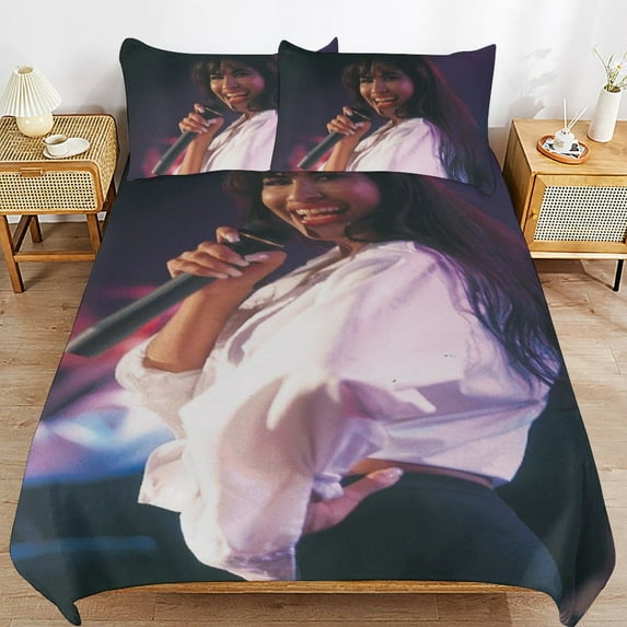 Selena Quintanilla 3-Piece Bedding Set Soft Warm And Comfortable Bed Set with 1 Duvet Cover And 2 Pillowcases