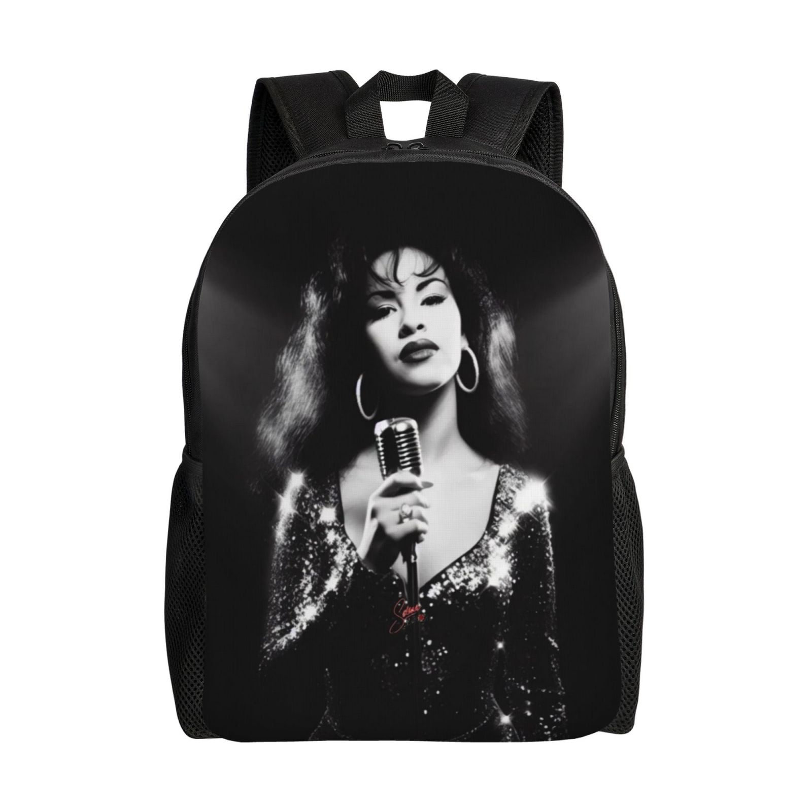 ★COURONNE★ Selena Rev Backpack 28_RXBBX25111BKX Selena Quintanilla Backpack Large Capacity bag Book Bag