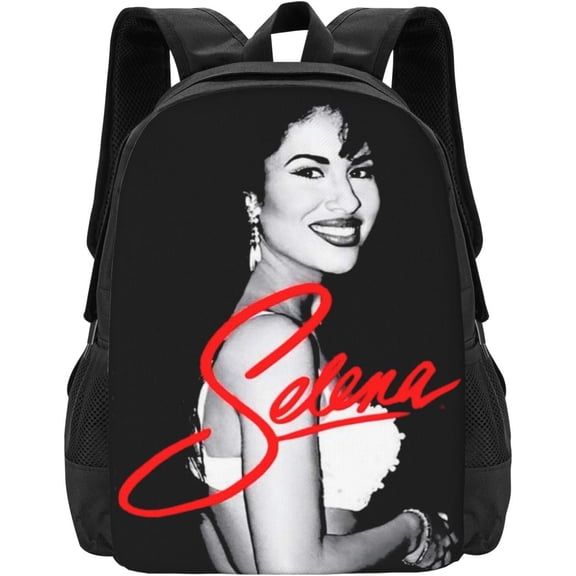 Selena Quintanilla Backpack Lightweight Unisex Basic Daypack Bookbag Laptop Satchel Rucksack For Travel School Office Daily