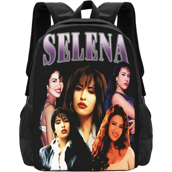 Selena Quintanilla Backpack Lightweight Unisex Basic Daypack Bookbag Laptop Satchel Rucksack For Travel School Office Daily
