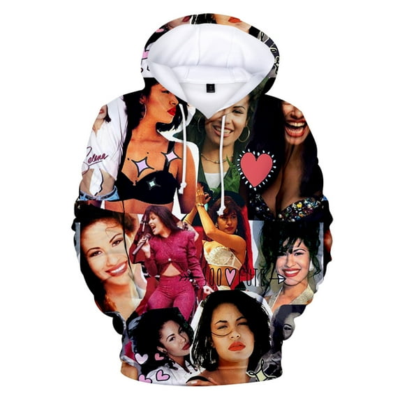 Selena Quintanilla Hoodie Sweatshirts Women's Tracksuits Fashion Singer Hip Hop Hooded Pullover Streetwear Clothes