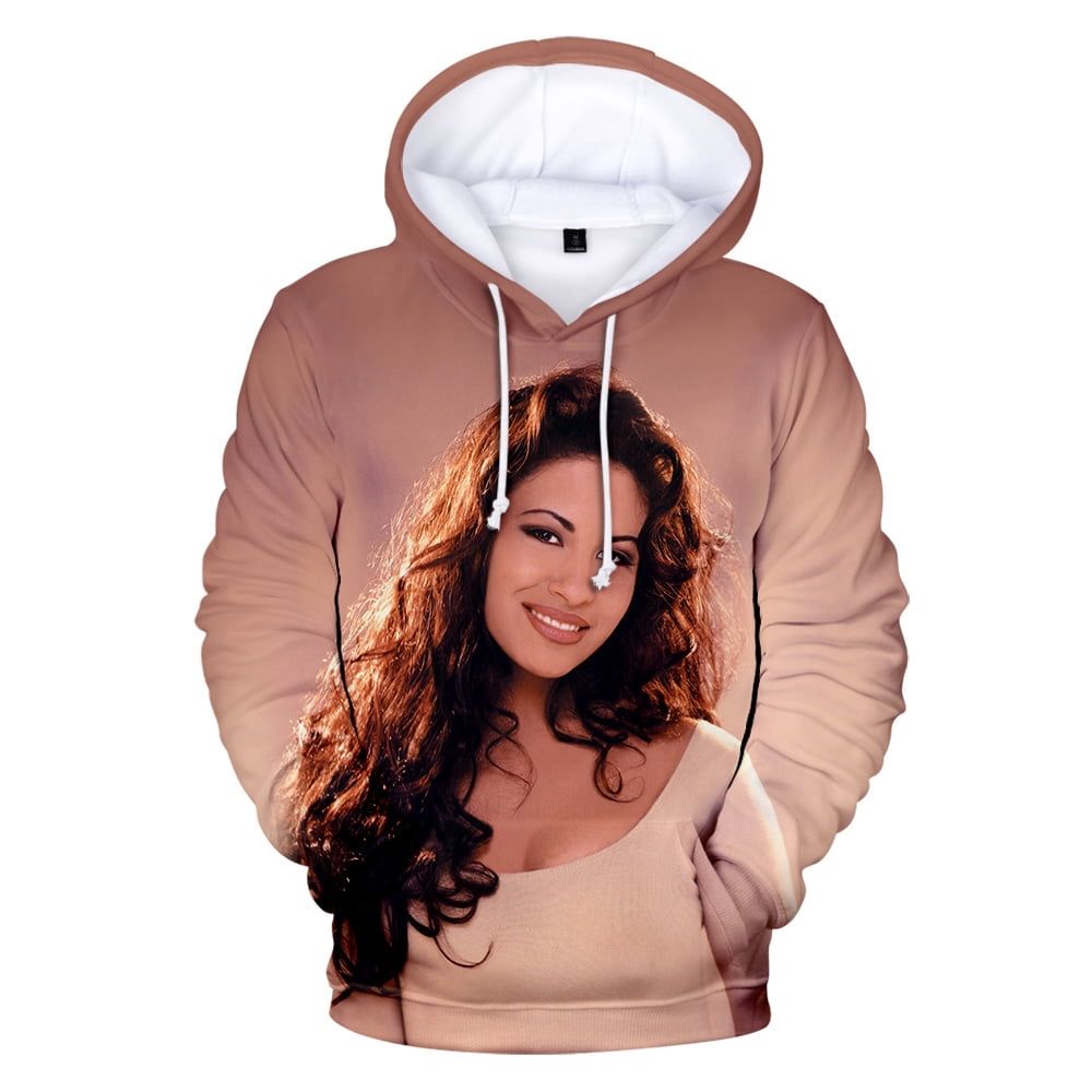 Selena Hoodie Women s Sweatshirts Fashion Hip Hop Quintanilla Hooded Streetwear Oversized Pullover