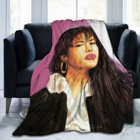Selena Quintanilla Kids Adults Ultra-Soft Micro Fleece Blanket Throw All Season Fuzzy Lightweight Throw Blankets For Office Company Home Couch Bed Sofa 50"X40"