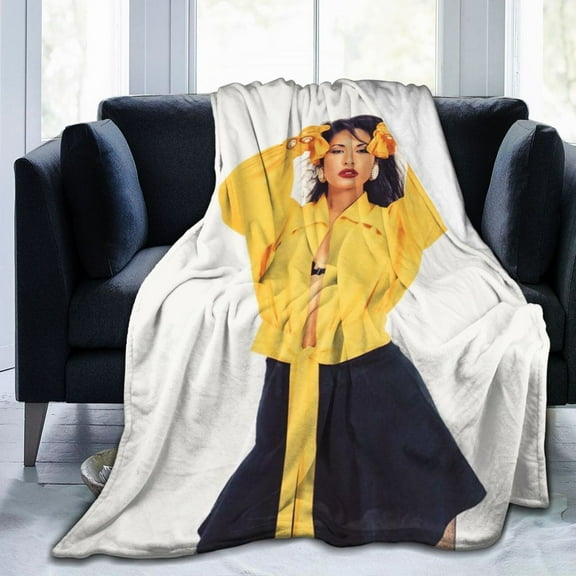 Selena Quintanilla Kids Adults Ultra-Soft Micro Fleece Blanket Throw All Season Fuzzy Lightweight Throw Blankets For Office Company Home Couch Bed Sofa 50"X40"
