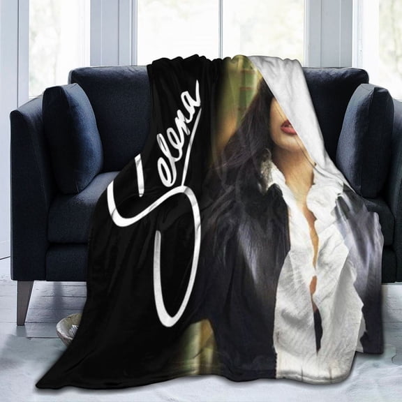Selena Quintanilla Kids Adults Ultra-Soft Micro Fleece Blanket Throw All Season Fuzzy Lightweight Throw Blankets For Office Company Home Couch Bed Sofa 80"X60"