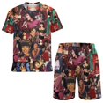thumbnail image 1 of Selena Quintanilla Kids Short Sleeve T-Shirt And Mesh Shorts Outfit Set for Boys Girls, 1 of 8