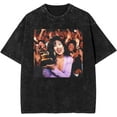 thumbnail image 1 of Selena Quintanilla Men's Shirt Music Vintage Graphic Drop Shoulder Washed Short Sleeve Cotton Oversize T-Shirt, 1 of 7