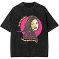 thumbnail image 1 of Selena Quintanilla Men's Shirt Music Vintage Graphic Drop Shoulder Washed Short Sleeve Cotton Oversize T-Shirt, 1 of 7