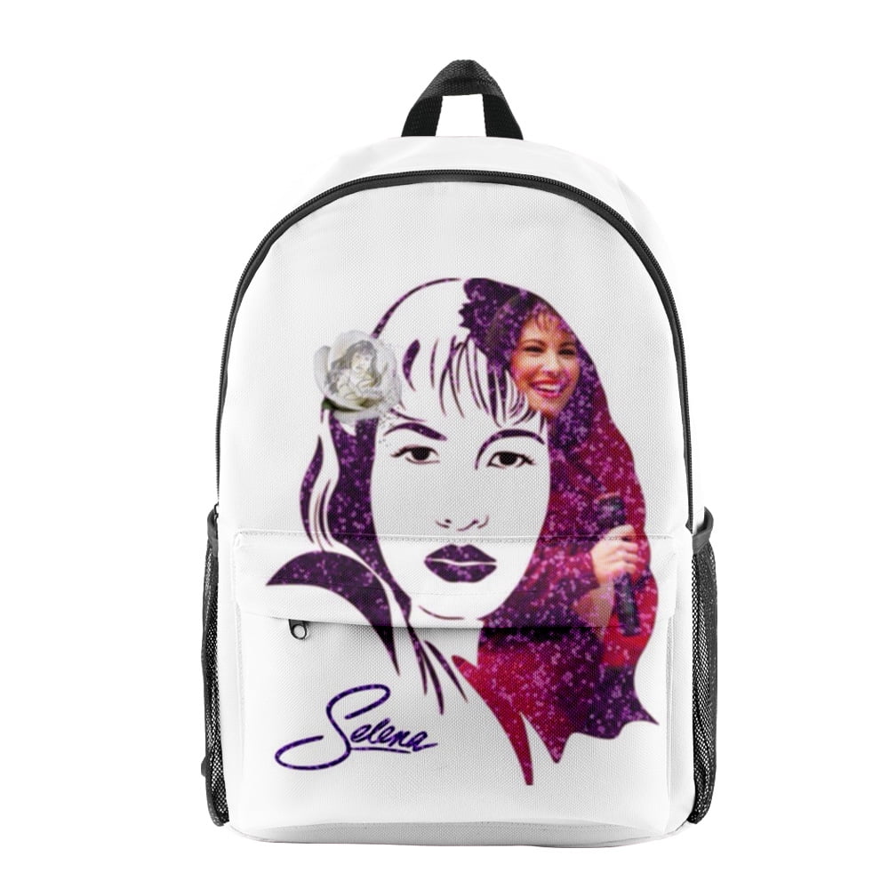 Selena Quintanilla Merch Oxford Cloth Shoulder Backpack Multi Zipper