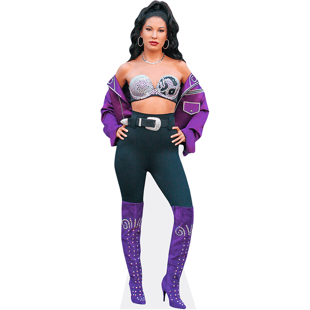 Selena Quintanilla-Perez (Purple) Lifesize Cardboard Cutout Standee