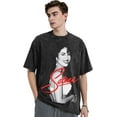 thumbnail image 1 of Selena Quintanilla Shirt Mens Vintage Washed T-Shirt Womens Oversized Shirts Short Sleeves Cotton Soft Tee Top Couple Clothes, 1 of 6