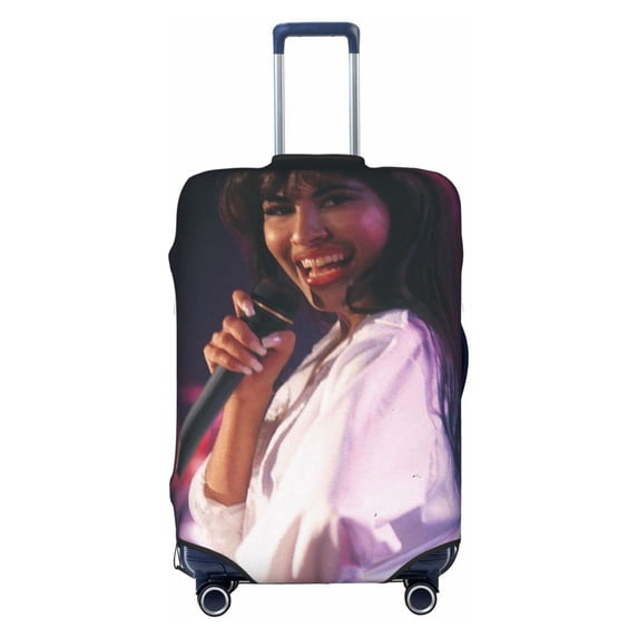 Selena Quintanilla Travel Luggage Cover Suitcase Protector Washable Baggage Covers Anti-Scratch Suitcase Cover