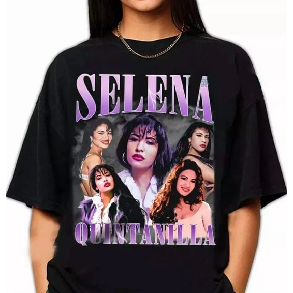 Selena Shirt, Selena Quintanilla T-Shirt, Retro Unisex,Black Color,Size 3XL