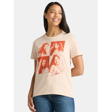 Selena Quintanilla Women’s Graphic Tee with Short Sleeves, Sizes XXS-2XL