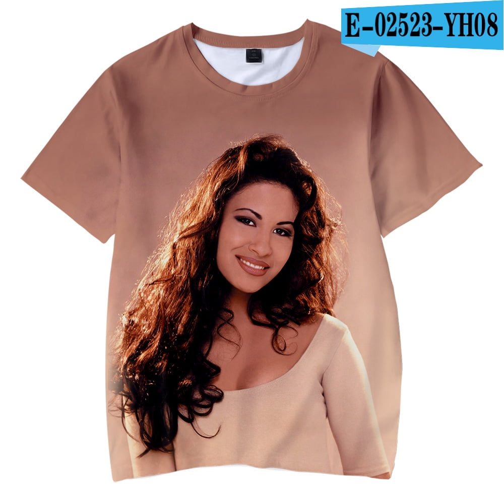 Selena T-shirt Summer Pullover Tees Women's Casual Style Tops