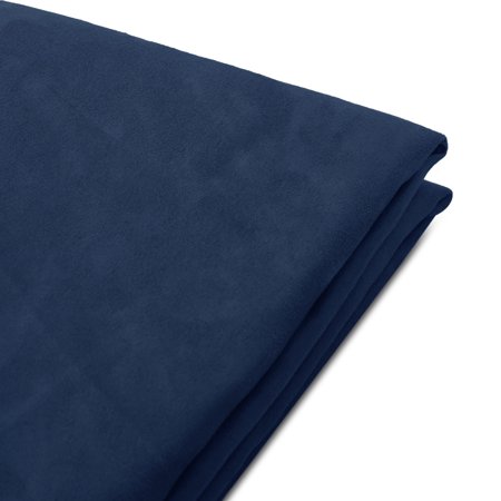 Selena Traditional 5 Foot Suede Bean Bag (Cover Only), Midnight Blue