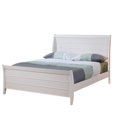thumbnail image 1 of Selena Twin Sleigh Platform Bed Cream White, 1 of 3